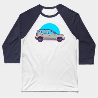 Car Cartoon Illustration Baseball T-Shirt